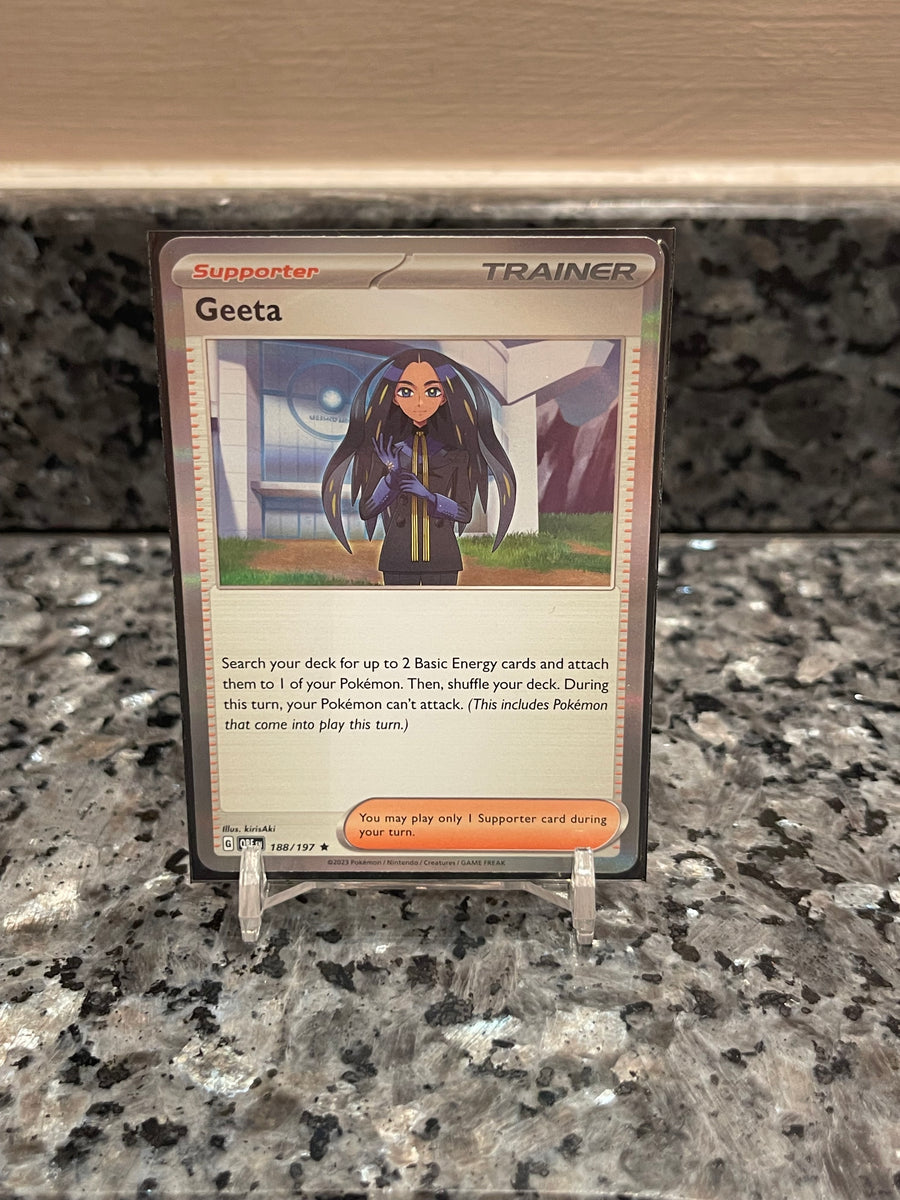 pokemon geeta card Obsidian Flames 188/197 – Collectables 4 You Multicolor:Temur Pokémon TCG: Black Bolt shuffle your deck Psychic[-30]
