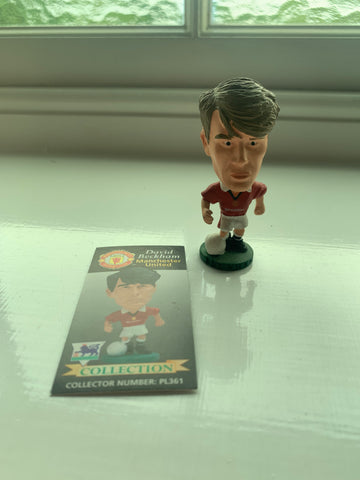 David Beckham Manchester United Corinthian Figure and Card