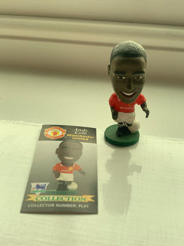 Andy Cole Manchester United Corinthian Figure and Card