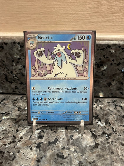 Pokémon TCG Beartic Scarlet & Violet- Black Bolt 026/086 Holo