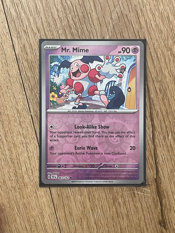 Pokémon TCG Mr Mime Scarlet & Violet-Temporal Forces 063/162 Holo