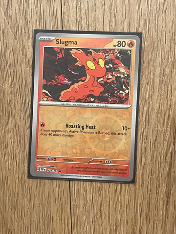 Pokémon TCG Slugma Scarlet & Violet-Temporal Forces 028/162