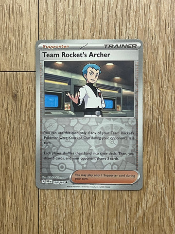 Pokemon Destined Rivals Team Rocket’s Archer 170/182