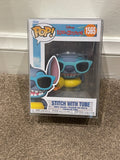 Funko POP! Disney Lilo and Stitch: Stitch with Tube #1565 with Pop Protector