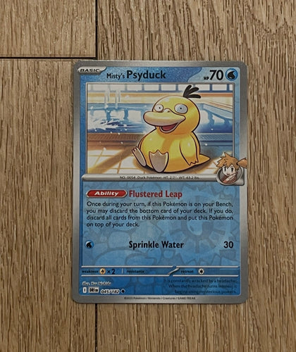 Pokemon TCG Misty’s Pysduck Scarlet & Violet - Destined Rivals 045/182 Holo