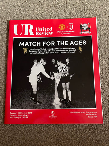 Manchester United - United Review v Juventus Champions League Programme