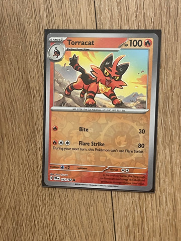 Pokémon TCG Torracat Scarlet & Violet-Temporal Forces 033/162 Holo