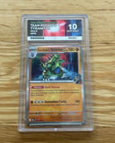 Pokémon TCG: Team Rockets Tyranitar Pokemon Holo ACE Graded Gem Mint 10
