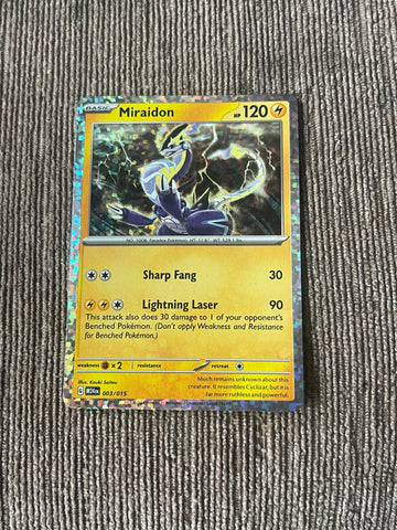 McDonalds 2024 Pokémon Dragon Discovery Miraidon Holo Promo 003/015