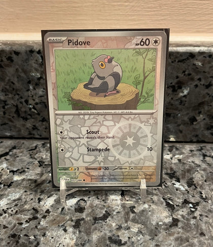 Pokémon TCG Pidove Scarlet & Violet- Black Bolt 071/086 Holo