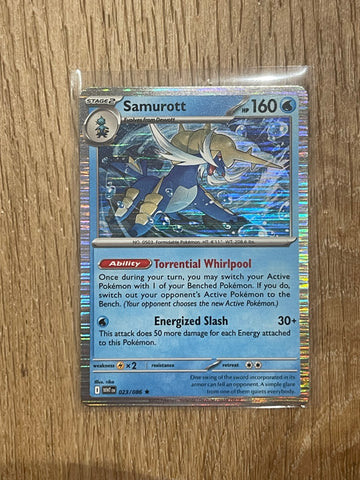 Pokémon Samurott 023/086 Holo Rare SV: White Flare