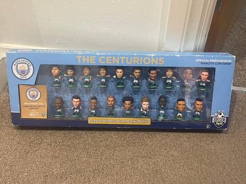 Manchester City SoccerStarz Premier League Winners Team Pack 17/18 Centurions