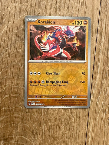 Pokémon TCG Koraidon Scarlet & Violet Base Set 124/198