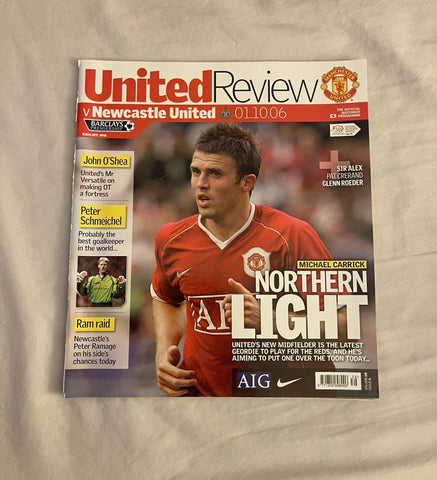 Manchester United - United Review v Newcastle United Premier League Programme