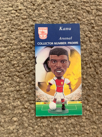 Kanu Arsenal Corinthian Card