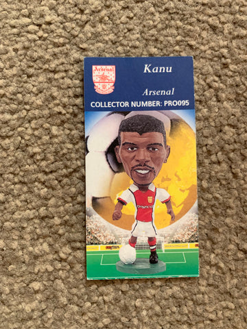 Kanu Arsenal Corinthian Card