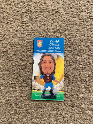 David Ginola Aston Villa Corinthian Card