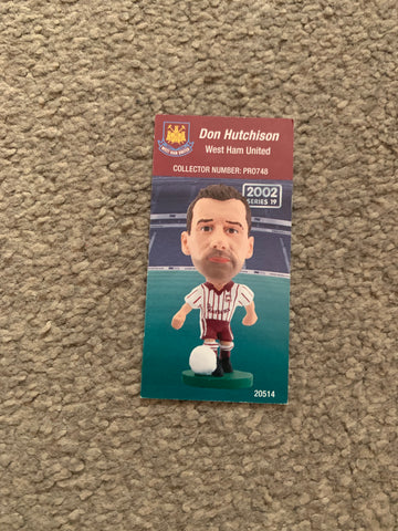 Don Hutchinson West Ham United Corinthian Card