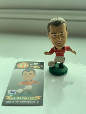 Gary Pallister Manchester United Corinthian Figure and Card