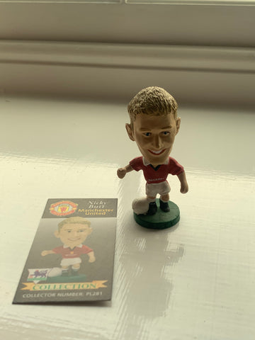 Nicky Butt Manchester United Corinthian Figure and Card