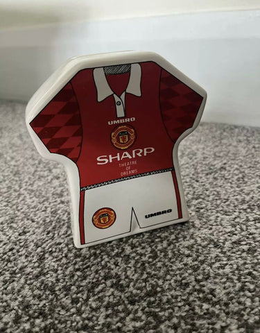 Manchester United Rare Vintage 1996 Home Football Shirt Money Box