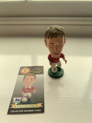 Phil Neville Manchester United Corinthian Figure and Card