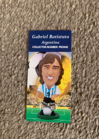 Gabriel Batistuta Argentina Corinthian card