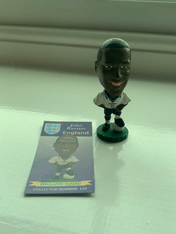 John Barnes England Corinthian Figure and Card