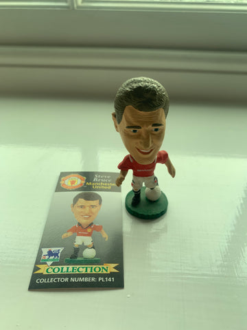 Steve Bruce Manchester United Corinthian Figure and Card